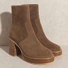 Shoes * | Best Deal Let'S See Style Be With Me Heeled Ankle Boots