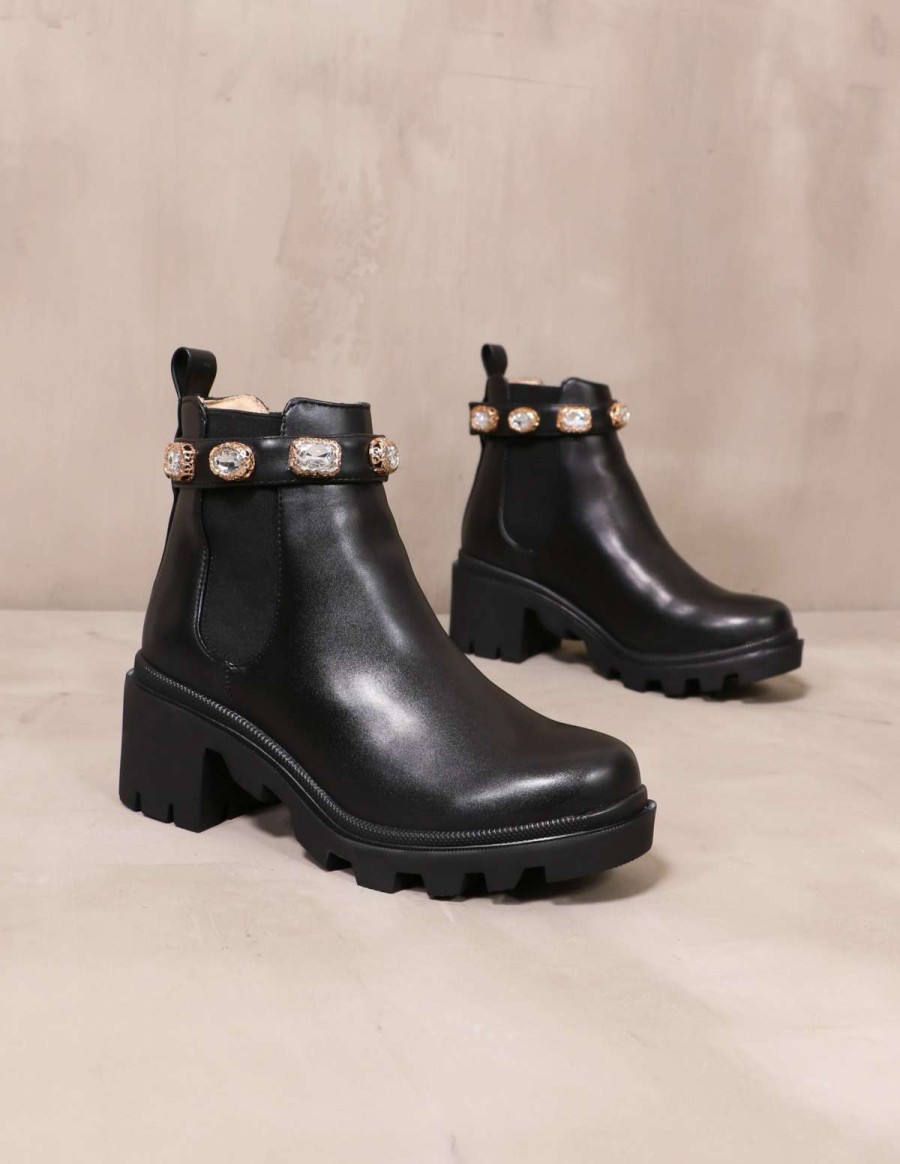 Shoes * | Hot Sale Steve Madden Drip'In Diamonds Boot Black