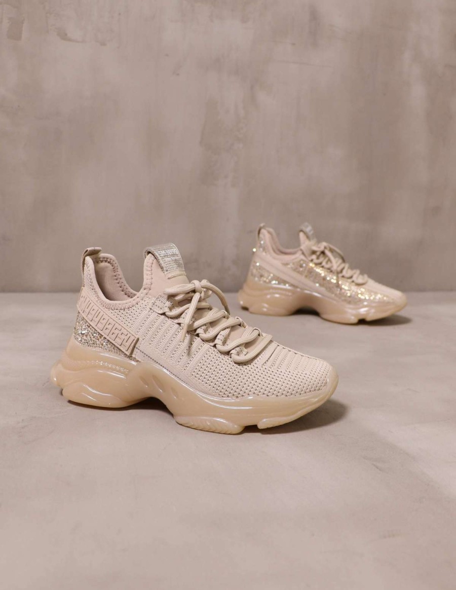 Shoes * | Brand New Steve Madden Diamond In The Sneaker Blush