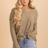 Sweaters * | Wholesale Very J Anything Goes Oversized Sweater