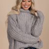 Sweaters * | Hot Sale Wholesale Fashion Trends Ultimate Comfort Knit Sweater Gray