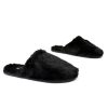 Shoes * | Best Pirce Soda Fuzzy Wuzzy Slipper Black