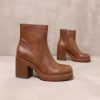 Shoes * | Budget Chinese Laundry Groovy Type Of Love Bootie Cognac