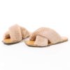 Shoes * | Deals Soda Fuzzy Business Slide Natural