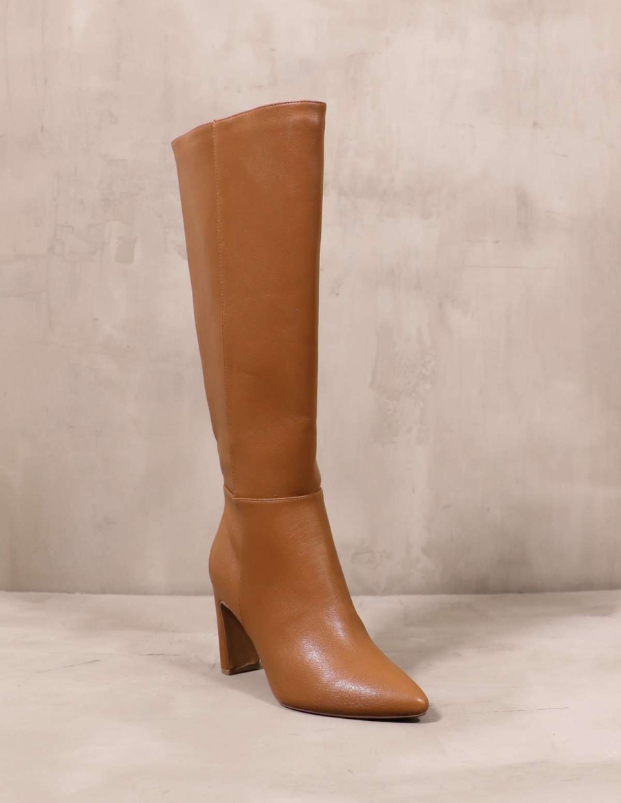 Shoes * | Outlet Chinese Laundry Mrs Know It Tall Boot Camel