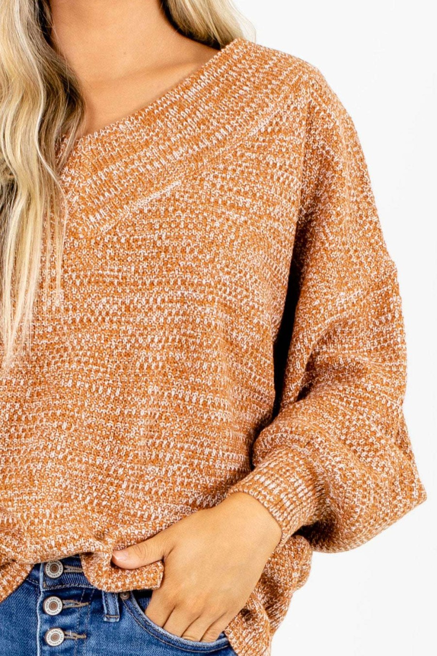 Sweaters * | Brand New Zenana Down To Earth Knit Sweater