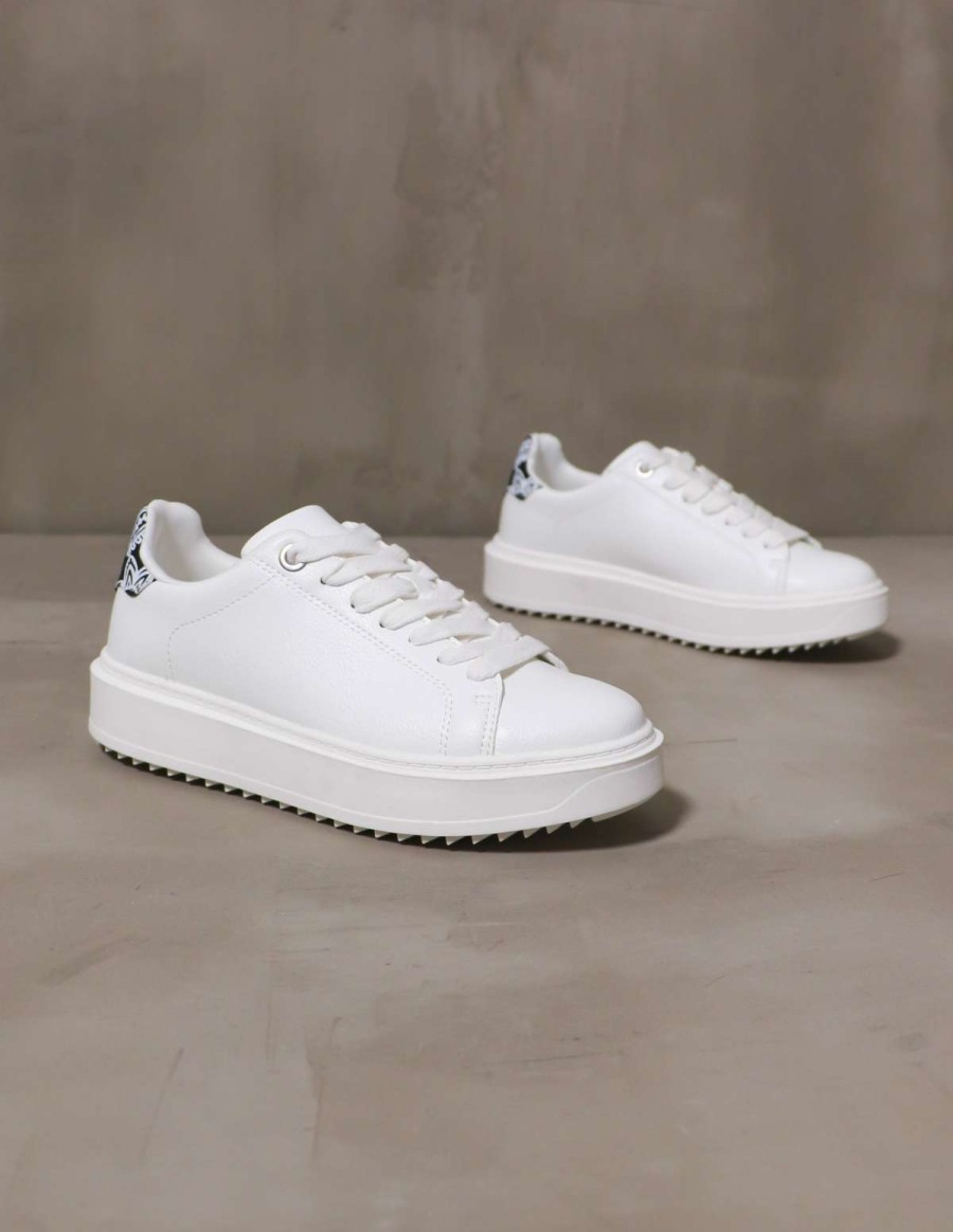 Shoes * | Cheapest Steve Madden Pais-Lead The Way Sneaker White