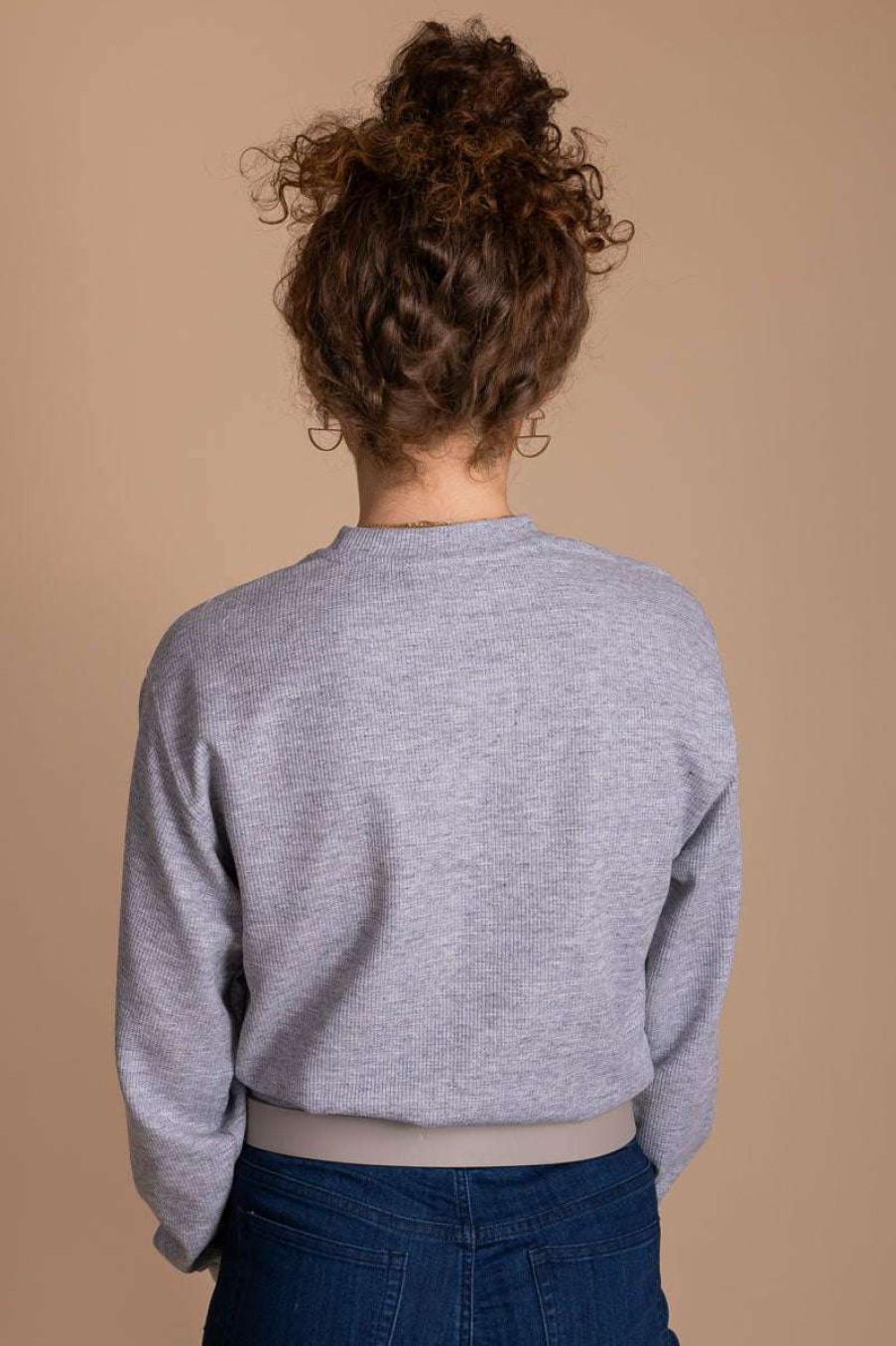 Sweaters * | Cheap Reflex Simpler Times Long Sleeve Sweater