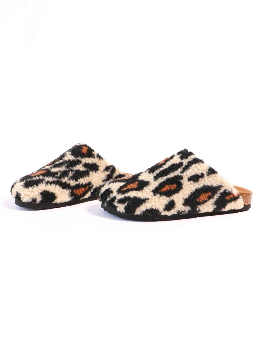 Shoes * | Promo Soda I'M Teddy To Go Clog Leopard