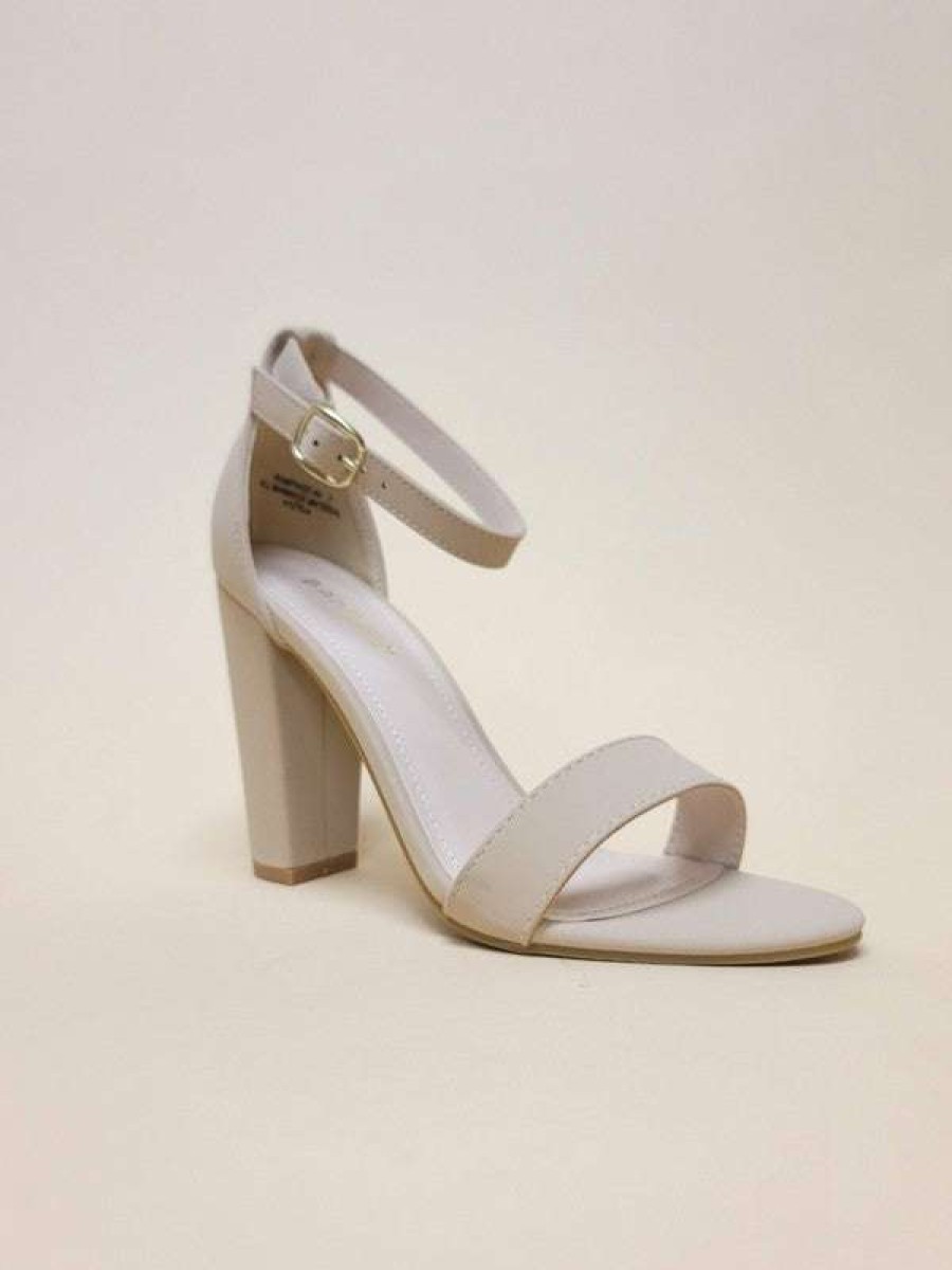 Shoes * | New Let'S See Style Another Day In The Office Heels Nude