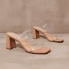 Shoes * | Best Reviews Of Steve Madden Transparently Timeless Heel Clear