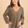 Sweaters * | Deals Blu Pepper Celebrate Every Victory Oversized Sweater